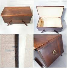 Antique Victorian Wooden Storage Box