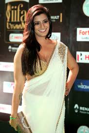 Beauty Galore HD : Varalaxmi In Bikini Blouse Showing Her Big Jugs In White  Saree