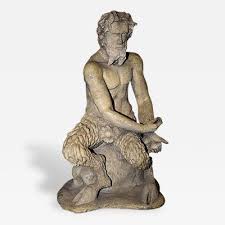 Pan Satyr Mythological Garden Stone