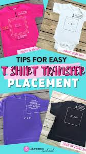 tips for heat transfer vinyl shirt