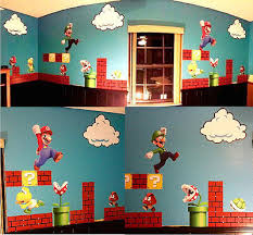 Super Mario Bros Wall Decals Nintendo