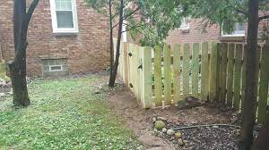 4 Ft Tall Dog Ear Pine Spaced Fence