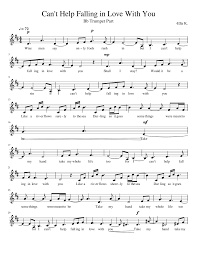 Can't Help Falling In Love With You - Bb Trumpet Part Sheet music for  Trumpet in b-flat (Solo) | Musescore.com