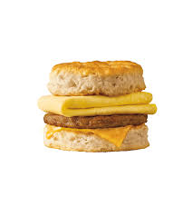 sausage egg and cheese biscuit order