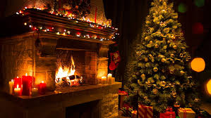 christmas fireplace 1080p 2k 4k 5k