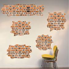 Brick Self Adhesive Wall Decals Brick