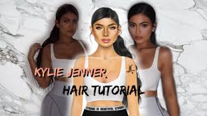 kylie jenner ponytail hair tutorial