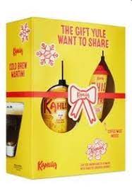 kahlua coffee liqueur 750ml gift set