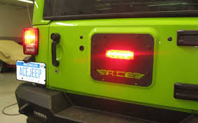 Ace Jk Gate Plate With Factory Third Brake Light Provision Ace Engineering Fab