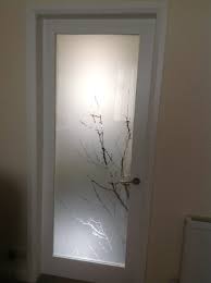 etched glass autumn tree doors