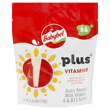 babybel plus vitamins dairy snacks