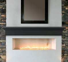 brynlee fireplace mantel black