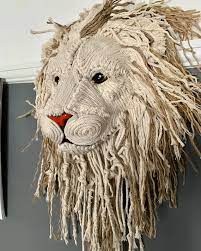 Lion Head Beautifully Handmade Wall Art