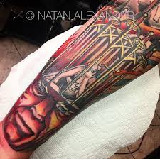 Maybe you would like to learn more about one of these? Five Of Swords Tarot Card Arm Sleeve Tattoo By Natan Alexander