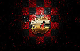 Calgary flames iphone wallpaper category: Wallpaper Wallpaper Sport Logo Nhl Hockey Glitter Checkered Calgary Flames Images For Desktop Section Sport Download