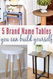 5 Brand Name Inspired End Tables That