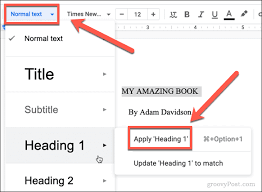 how to make a book in google docs