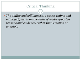 image    jpg Critical thinking  A statement of expert consensus for purposes of  educational assessment and instruction Executive Summary of The Delphi  Report 