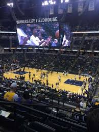 Bankers Life Fieldhouse Section 102 Home Of Indiana