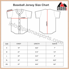 Jersey Sizes Baseball Kasa Immo