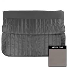 Gray Vinyl Front Bench Seat Cover