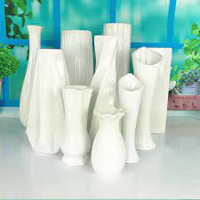 low rectangular modern decorative vase