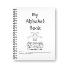Preschool Alphabet Book Alpha Cover Worksheets Kids Day