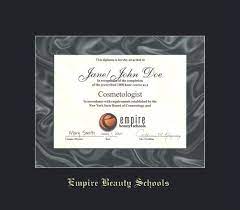 empire beauty certificate
