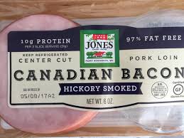 canadian bacon center cut from pork