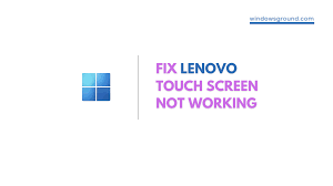 how to fix lenovo yoga touch screen not