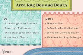 8 area rug dos and don ts