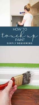 how to touch up paint simply
