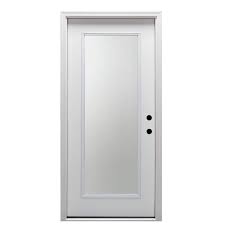 Primed Steel Prehung Front Door