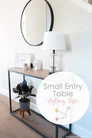 small entry table styling tips cutesy