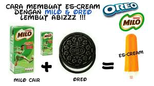 Ice cream dua rasa sebanyak 10 scope (sesuai selera). Cara Membuat Es Cream Milo Beku Oreo Simple Hack Youtube