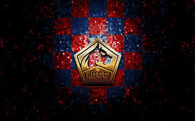 Maybe you would like to learn more about one of these? Download Wallpapers Lille Fc Glitter Logo Ligue 1 Red Blue Checkered Background Soccer Losc Lille French Football Club Losc Lille Logo Mosaic Art Football France For Desktop Free Pictures For Desktop Free