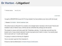 D R Horton Warranty Issues Is D R
