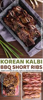 easy korean kalbi bbq short ribs recipe