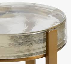 Cori Glass Accent Side Table Pottery Barn