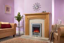 Dewsbury Solid Oak Electric Fireplace