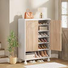 tribesigns shoe storage cabinet