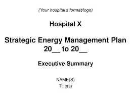 Hospital X Strategic Energy Management