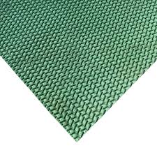 waffle green rubber carpet underlay