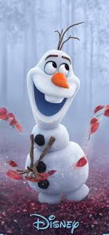 Bj52 Frozen Olaf Cute Disney Art