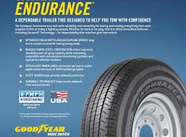 Rv Tire Safety Goodyear Endurance St Tire Info