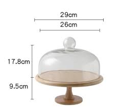 Cake Stand Glass Dome Lid