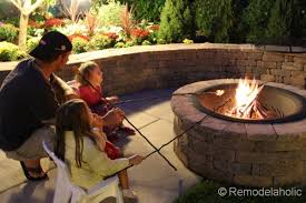 remodelaholic how to build a fire pit