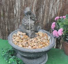 Small Patio Fountain With Duck