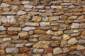 Masonry In Spain Old Stone Walls Stock
