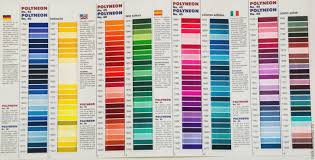 Maderia Color Chart Madiera Thread Chart Madeira Colour